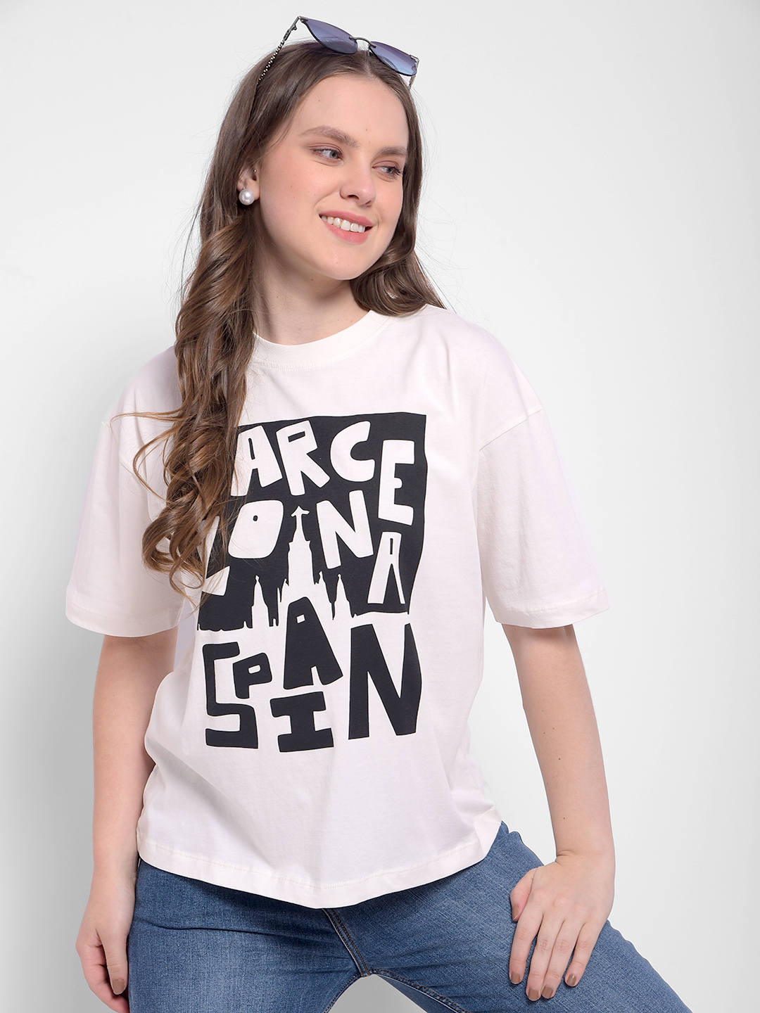 Numero Uno Women Typography White T-Shirt